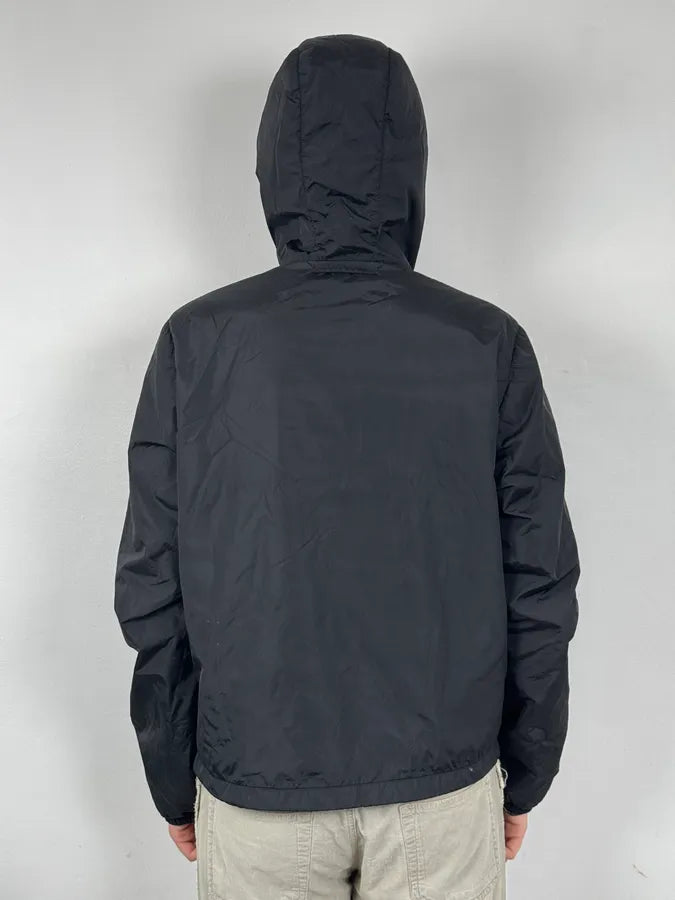 AW2009 Prada Black Nylon Light Hooded Windbreaker Jacket RDAmoLa 2