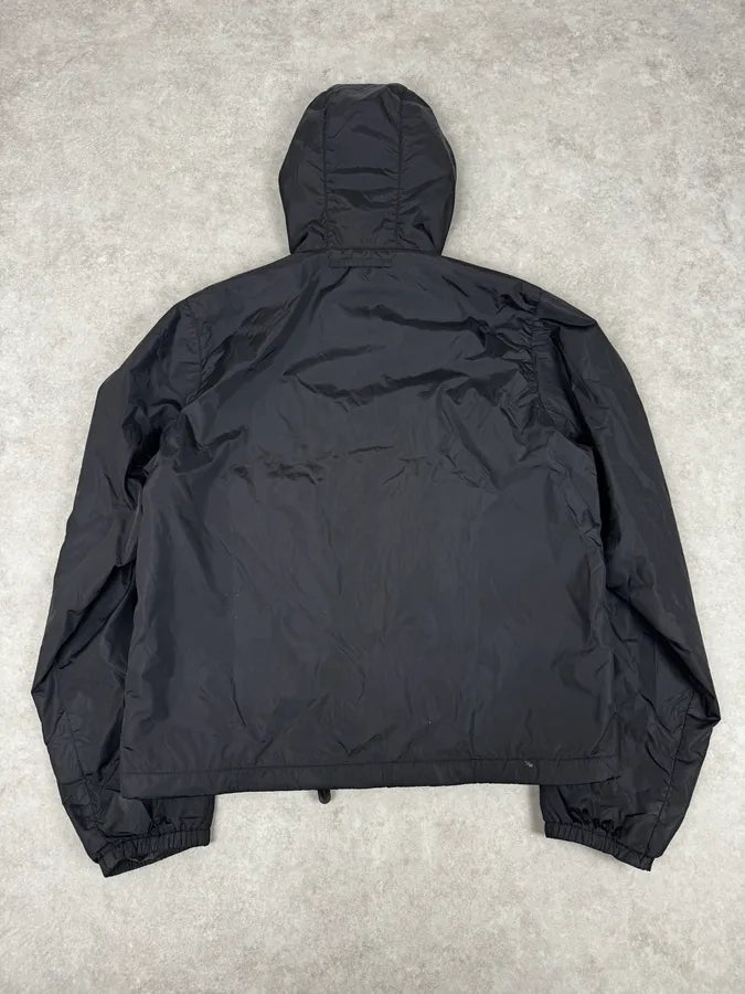 AW2009 Prada Black Nylon Light Hooded Windbreaker Jacket RDAmoLa 3