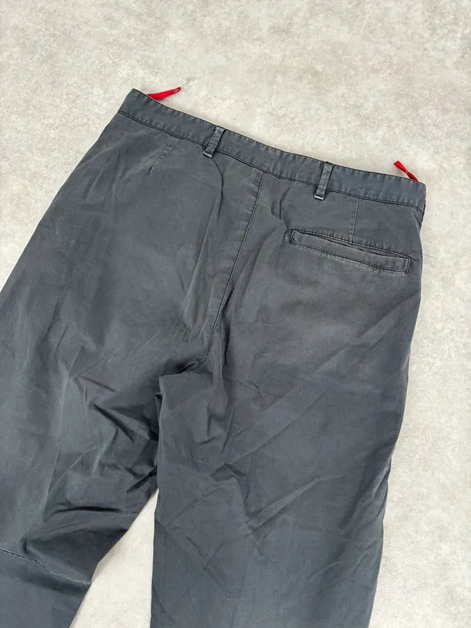 2000s Prada Black Nylon Cargo Pants with Zip-Off Leg Openings uyhRvoZ 6
