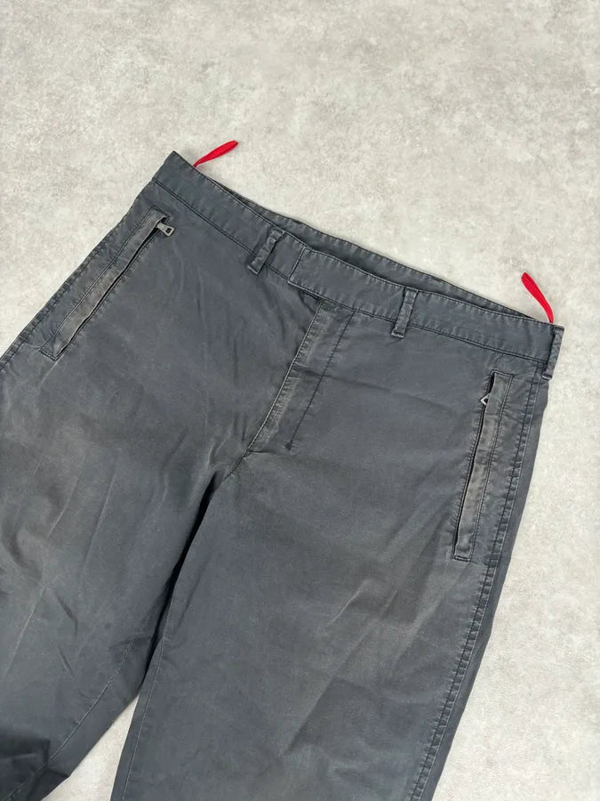 2000s Prada Black Nylon Cargo Pants with Zip-Off Leg Openings uyhRvoZ 4
