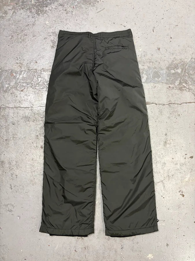 2000s Prada Olive Nylon Cargo Ski Pants KCEdXOv 6
