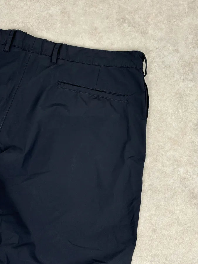 2000s Prada Navy Nylon Contrast Stripe Pants EupoEXv 7