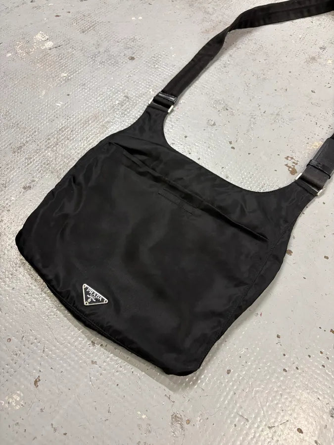 2000s Prada Black Nylon Crossbody Bag jzkMMgJ 3