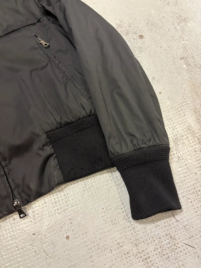 2000s Prada Black Classy Nylon Jacket vbCJEMe 7