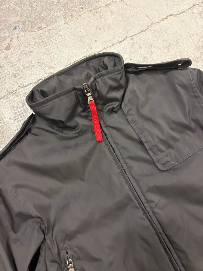2000s Prada Black Classy Nylon Jacket vbCJEMe 4