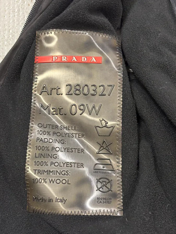 2000s Prada Black Classy Nylon Jacket vbCJEMe 12