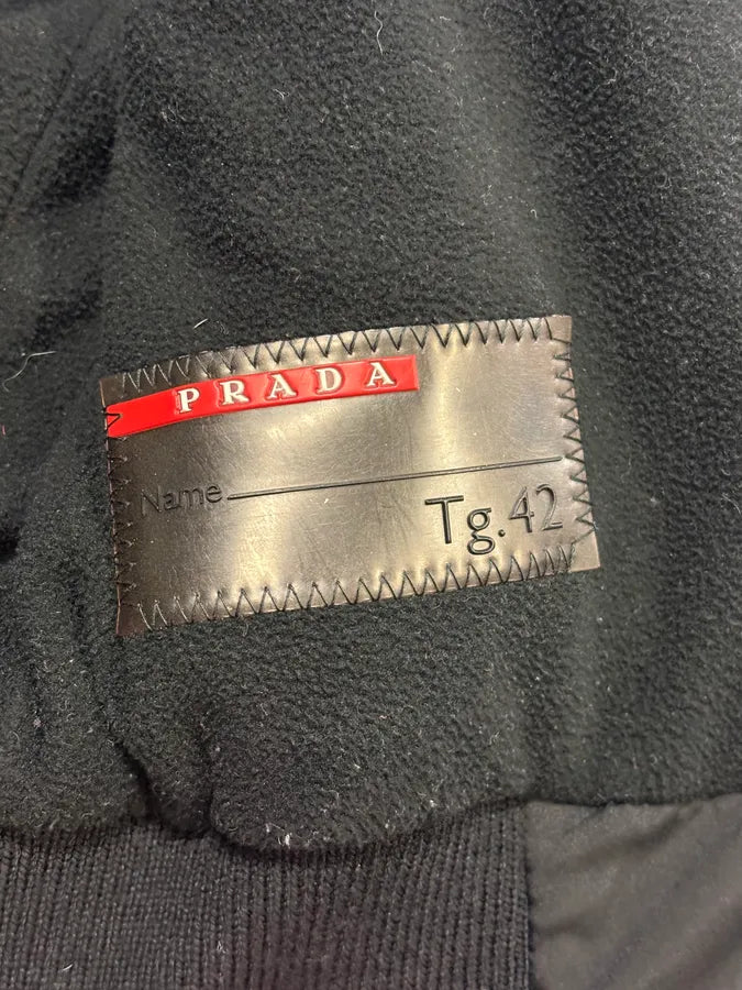 2000s Prada Black Classy Nylon Jacket vbCJEMe 11