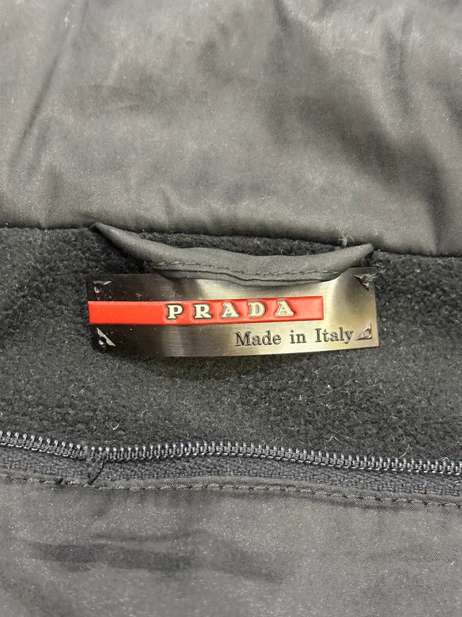 2000s Prada Black Classy Nylon Jacket vbCJEMe 10
