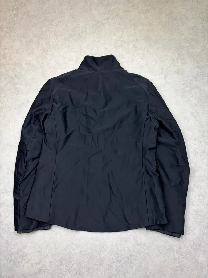 2000s Prada Black Nylon Windbreaker Jacket wCuzOVC 5