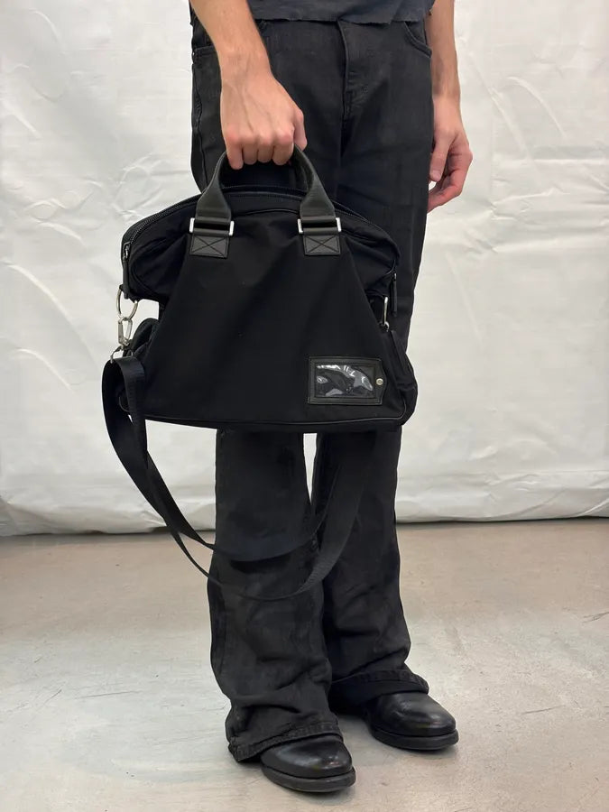 2000s Prada Black Nylon Laptop Handle Bag PdCPDcn 1