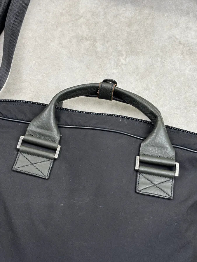 2000s Prada Black Nylon Laptop Handle Bag PdCPDcn 3