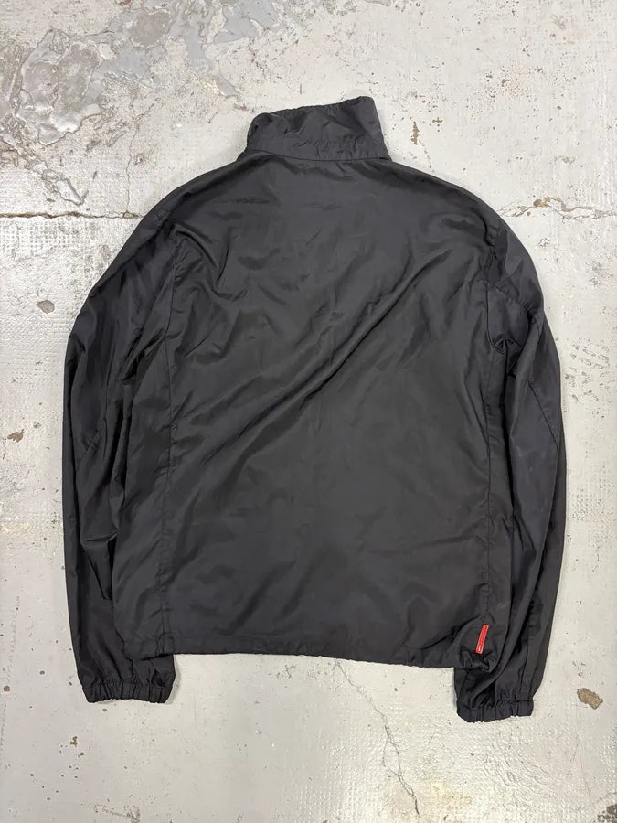 AW2009 Prada Black Nylon Windbreaker Light Jacket nkYYZuc 4