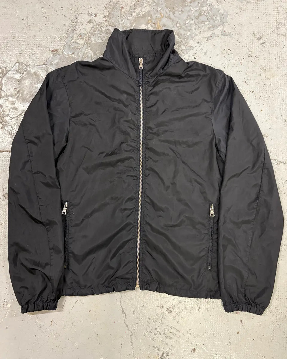 AW2009 Prada Black Nylon Windbreaker Light Jacket nkYYZuc 2