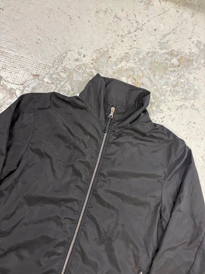 AW2009 Prada Black Nylon Windbreaker Light Jacket nkYYZuc 3