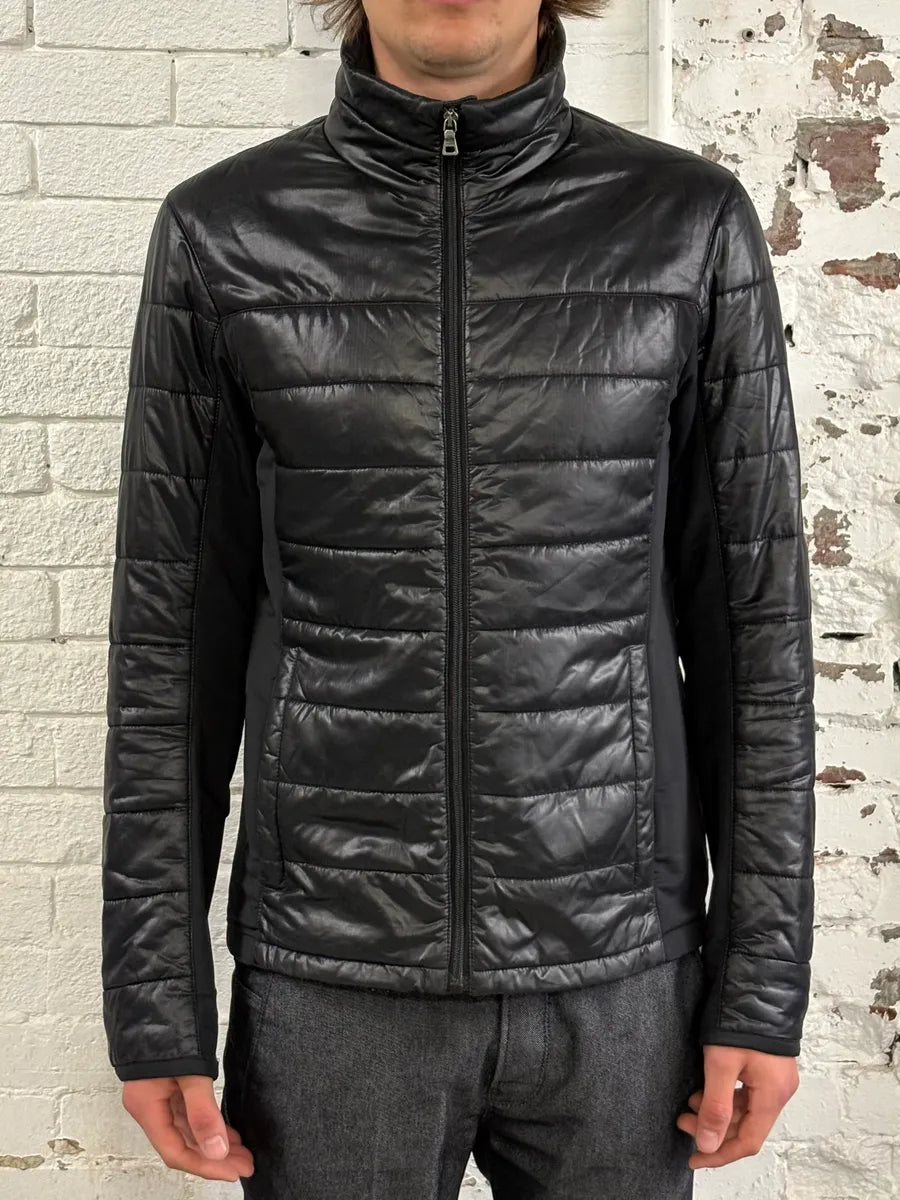 AW2009 Prada Black Nylon Quilted Puffer Jacket YBLfjtF 1