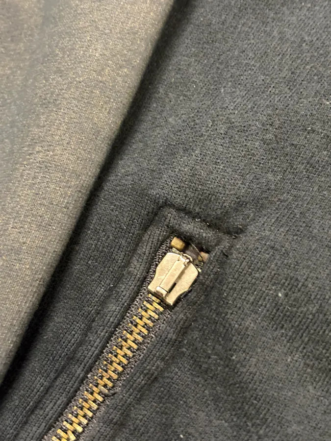 2000s Prada Black & Grey Nylon Zip-Up Sweater tmcnMrv 13
