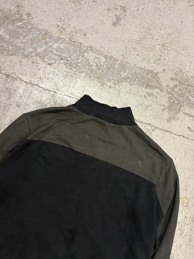 2000s Prada Black & Grey Nylon Zip-Up Sweater tmcnMrv 5