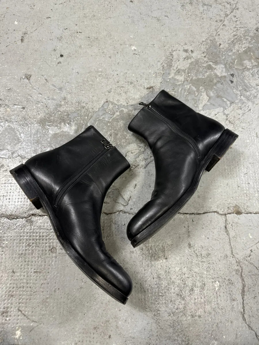 Prada Black Premium Precise Leather Boots (41eu/us8) VOrtoKm 7