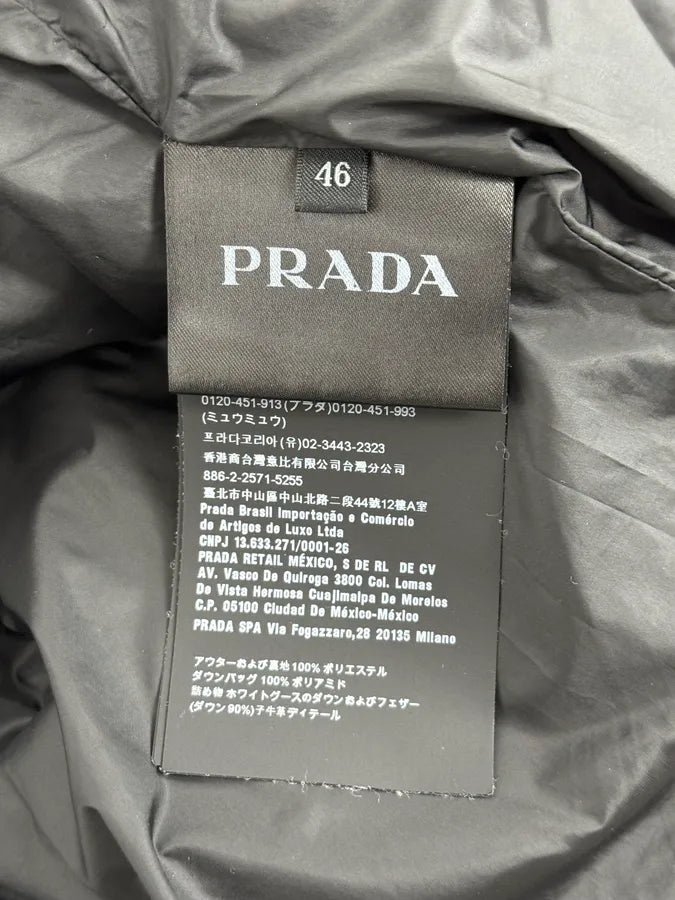 2010s Prada Dark Grey Puffer Jacket pdvGHrp 12