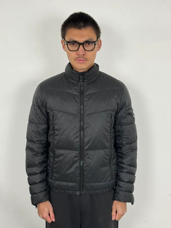 2010s Prada Dark Grey Puffer Jacket pdvGHrp 1