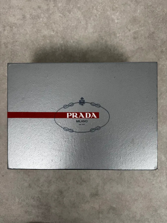 Prada Black Satin Leather America’s Cup Low Sneakers sWgnNZd 7