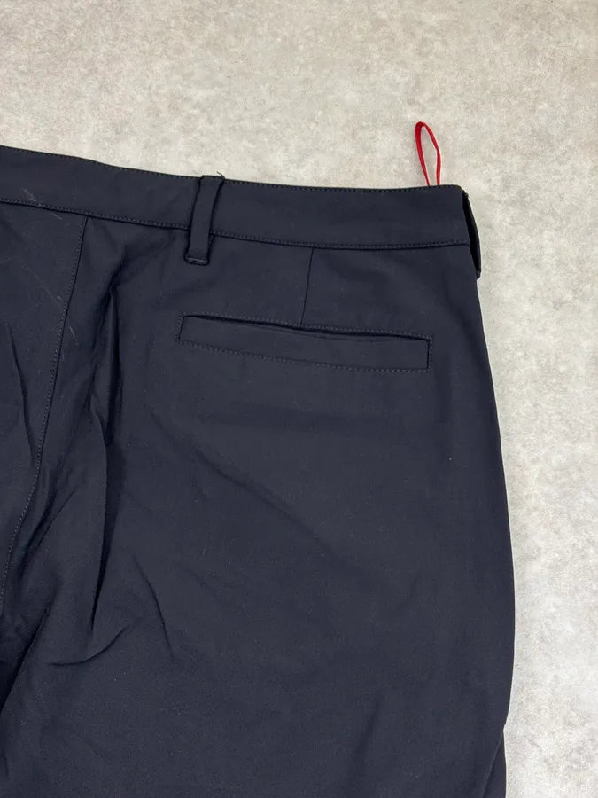 2000s Prada Black Straight Linea Rossa Pants NrbBLIO 8