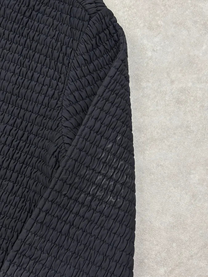 AW2011 Prada Black Technical Nylon Quilted Hooded Jacket vUSNwUL 8