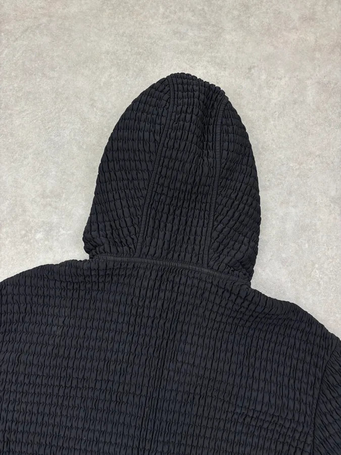 AW2011 Prada Black Technical Nylon Quilted Hooded Jacket vUSNwUL 5