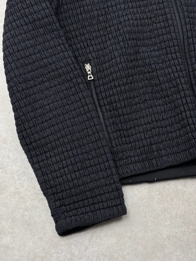AW2011 Prada Black Technical Nylon Quilted Hooded Jacket vUSNwUL 7