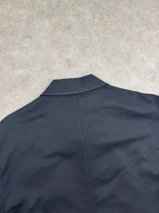 SS2011 Prada Black Minimalist Zip-up Jacket hCIofjN 8