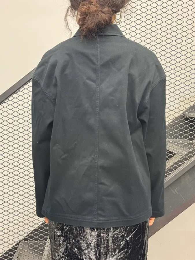 SS2011 Prada Black Minimalist Zip-up Jacket hCIofjN 3