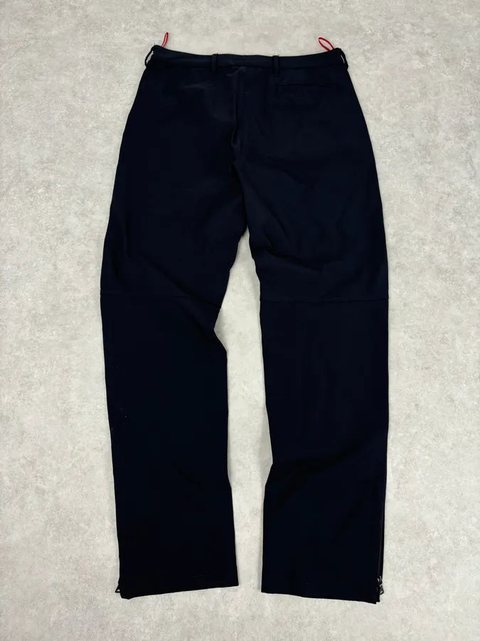 2000s Prada Navy Wool Linea Rossa Pants CXQkMSi 5