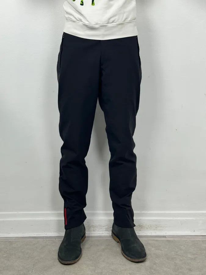 2000s Prada Navy Wool Linea Rossa Pants CXQkMSi 1