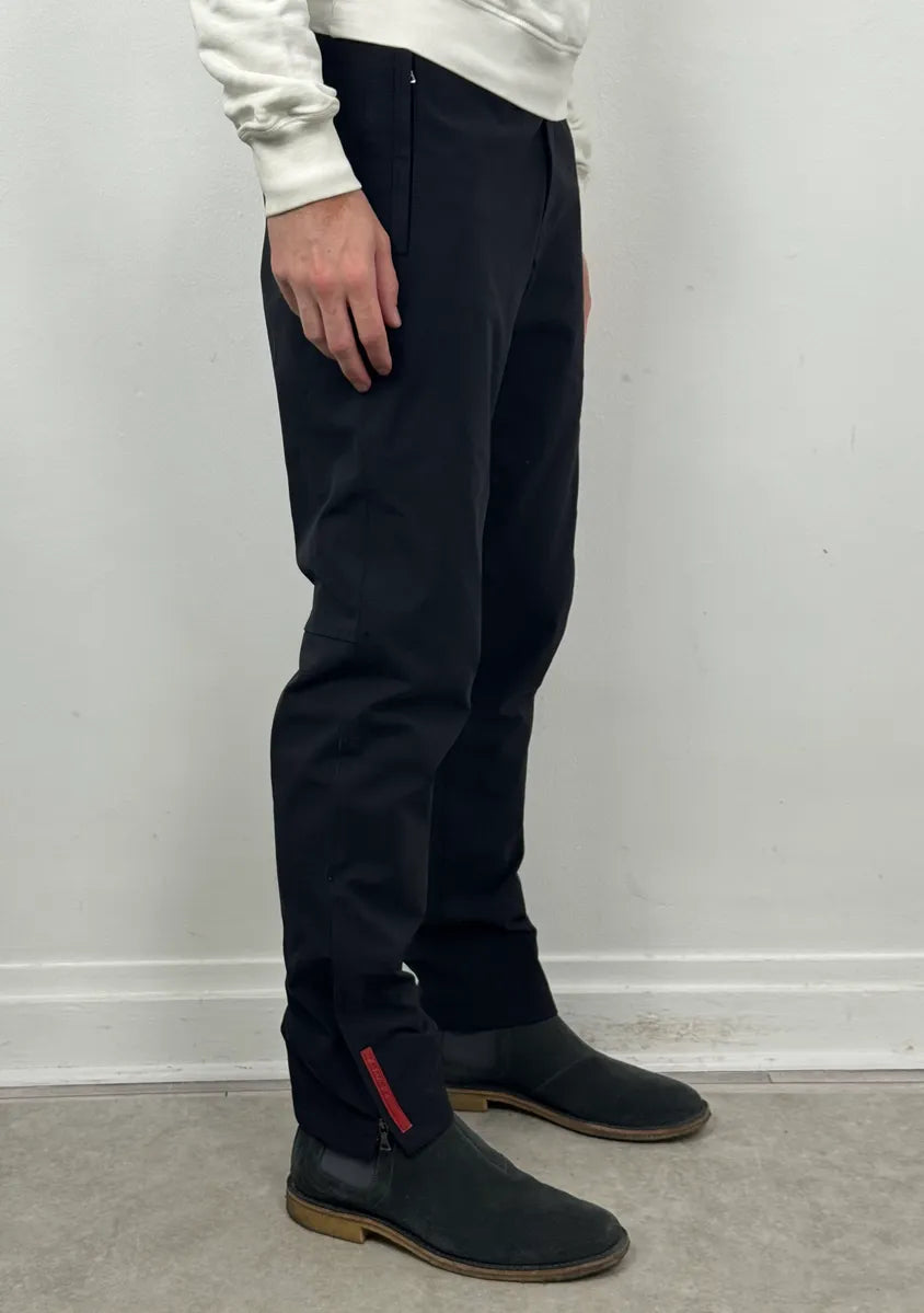 2000s Prada Navy Wool Linea Rossa Pants CXQkMSi 2