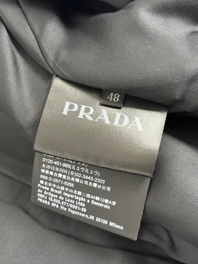 AW2019 Prada Black Wool Multi-Pocket Blazer Jacket FWoXQou 11
