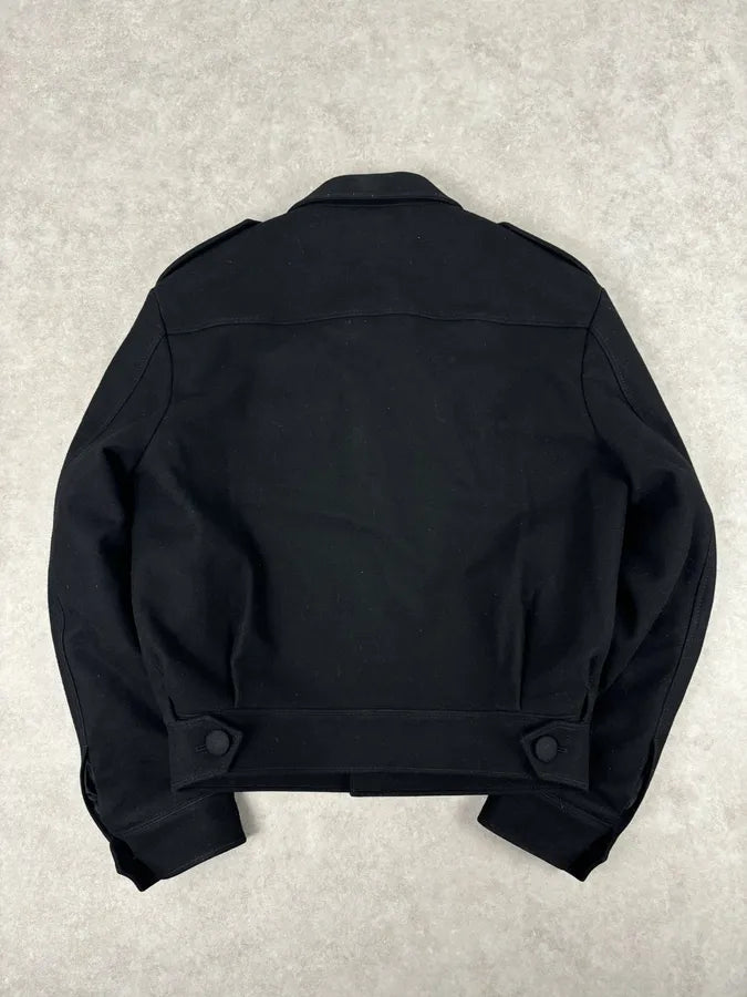AW2019 Prada Black Wool Multi-Pocket Blazer Jacket FWoXQou 5