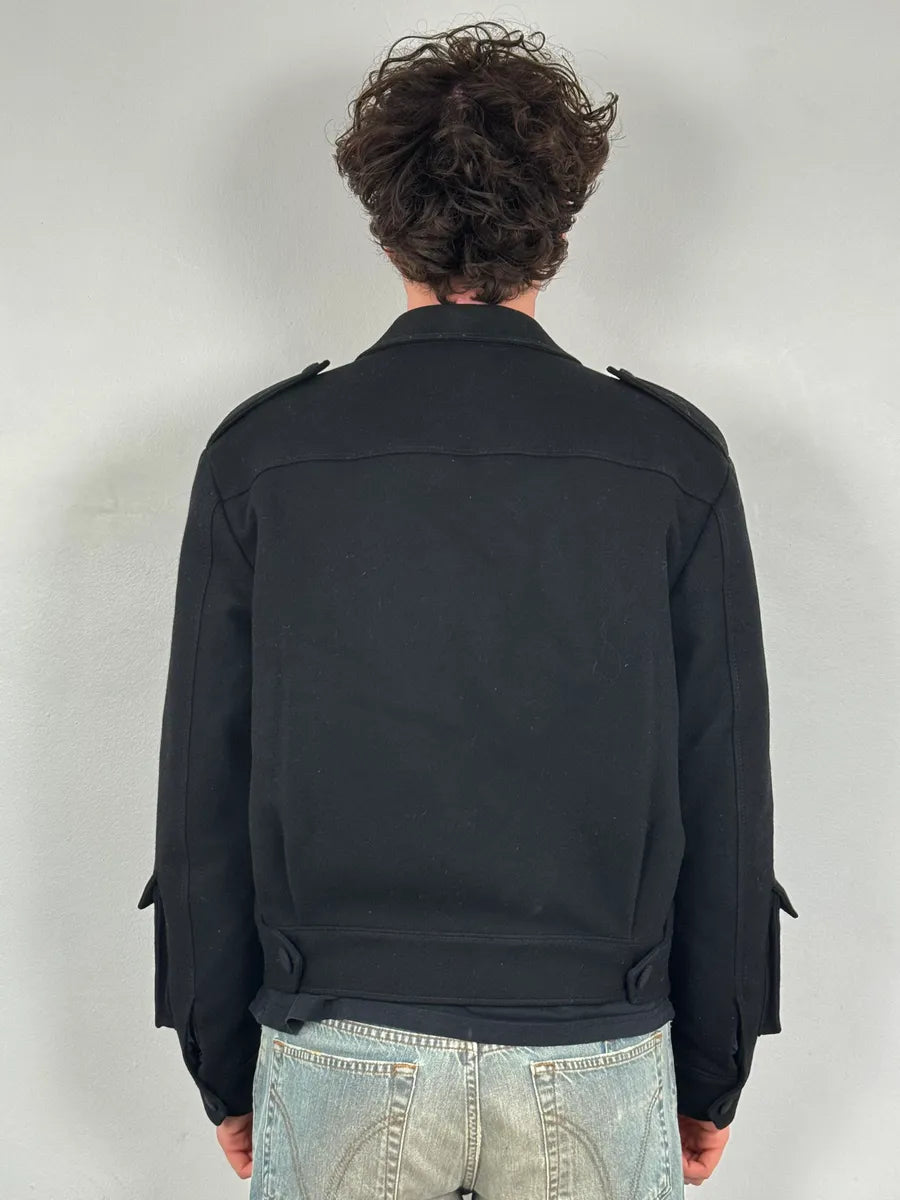 AW2019 Prada Black Wool Multi-Pocket Blazer Jacket FWoXQou 3