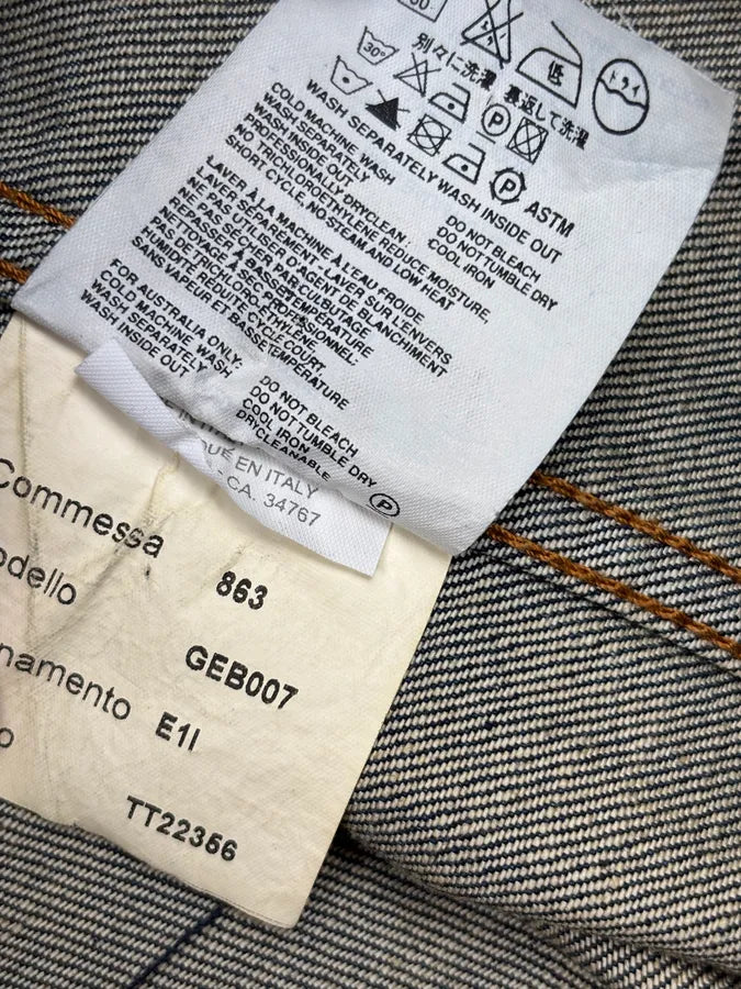 2000s Prada Blue Denim Buttoned Denim Jacket PargHyS 12