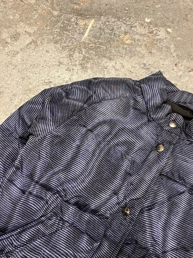 Prada Blue Digital Line Puffer Jacket YwTmTnP 1