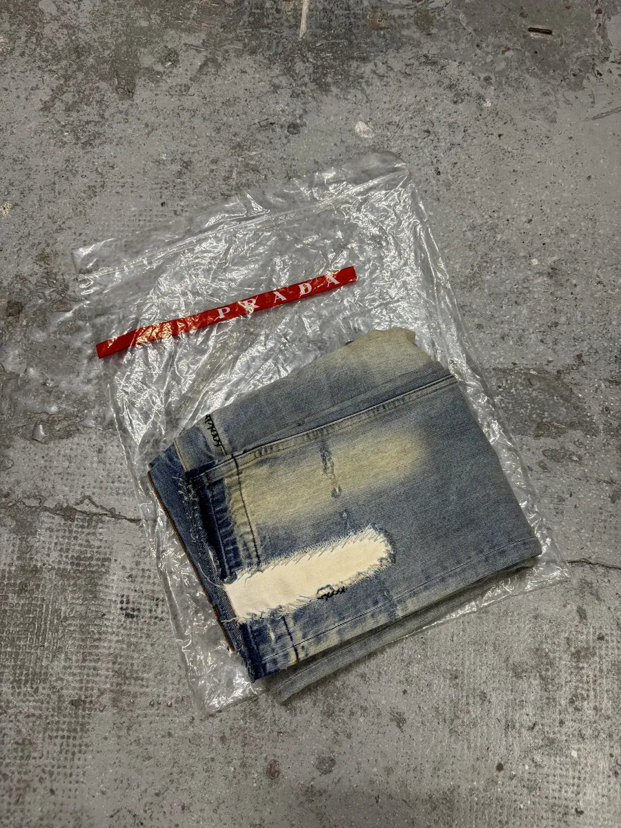 Prada Blue Light Faded Denim Jeans (M/L) NzzmTwB 1