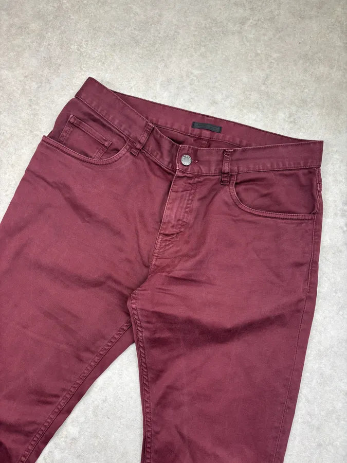 2010s Prada Bordeaux Classy Pants wcpHpfS 4