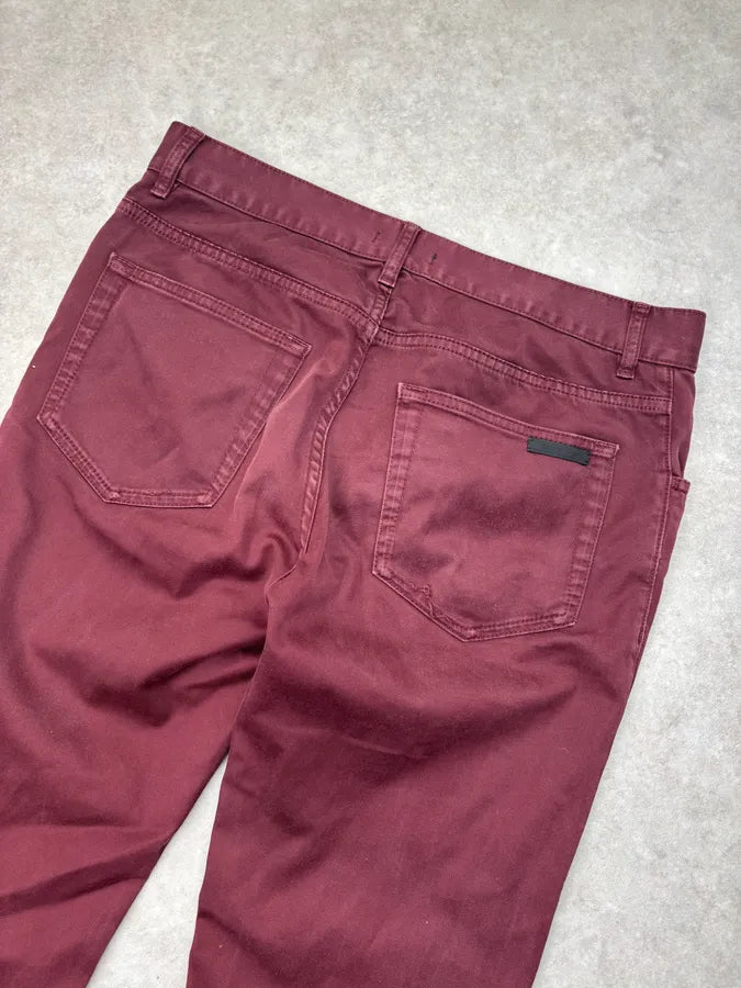 2010s Prada Bordeaux Classy Pants wcpHpfS 6