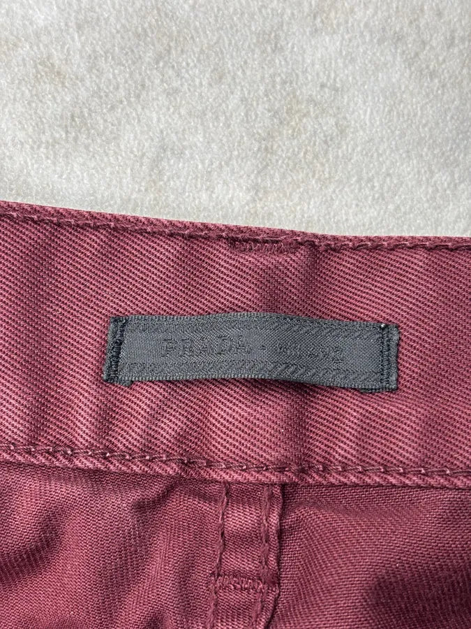 2010s Prada Bordeaux Classy Pants wcpHpfS 11