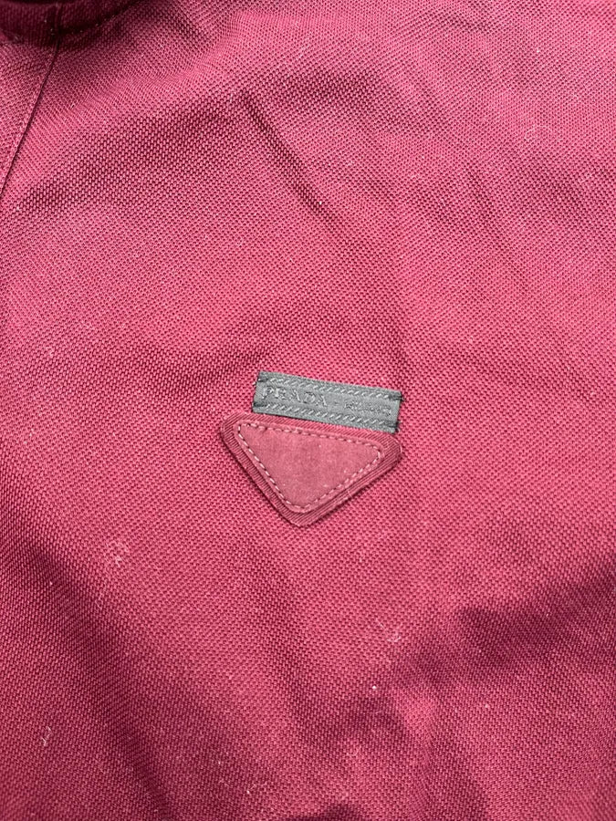 SS2020 Prada Bordeaux Minimalist Signature Polo JIvROIT 7