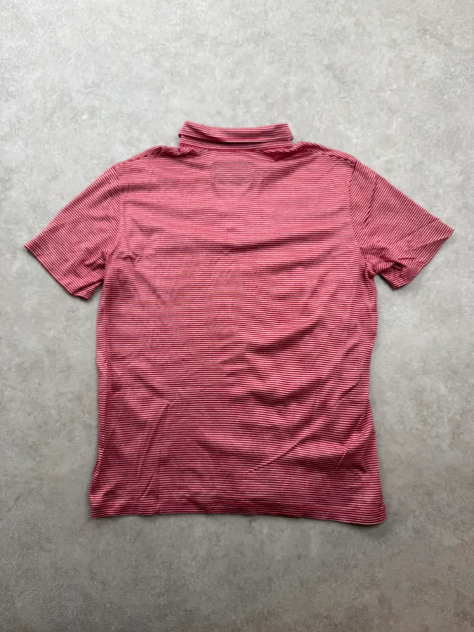 2000s Prada Red & White Striped Polo oaZFfBb 3