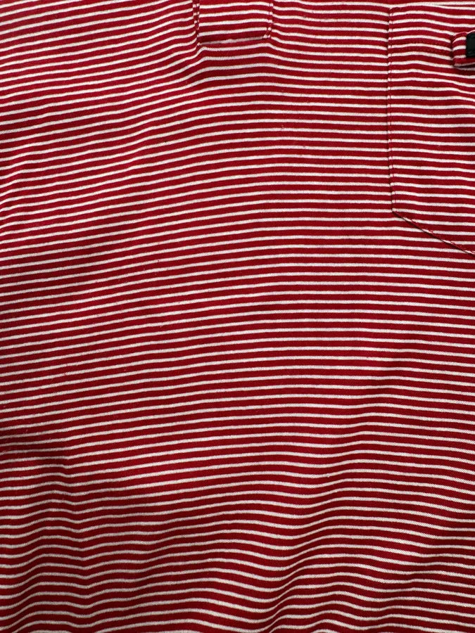2000s Prada Red & White Striped Polo oaZFfBb 8