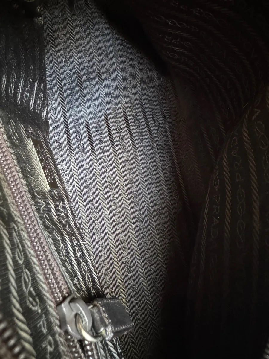 Prada Bowling Pony Hair Calfskin Zebra Hangbag UsapXeJ 12