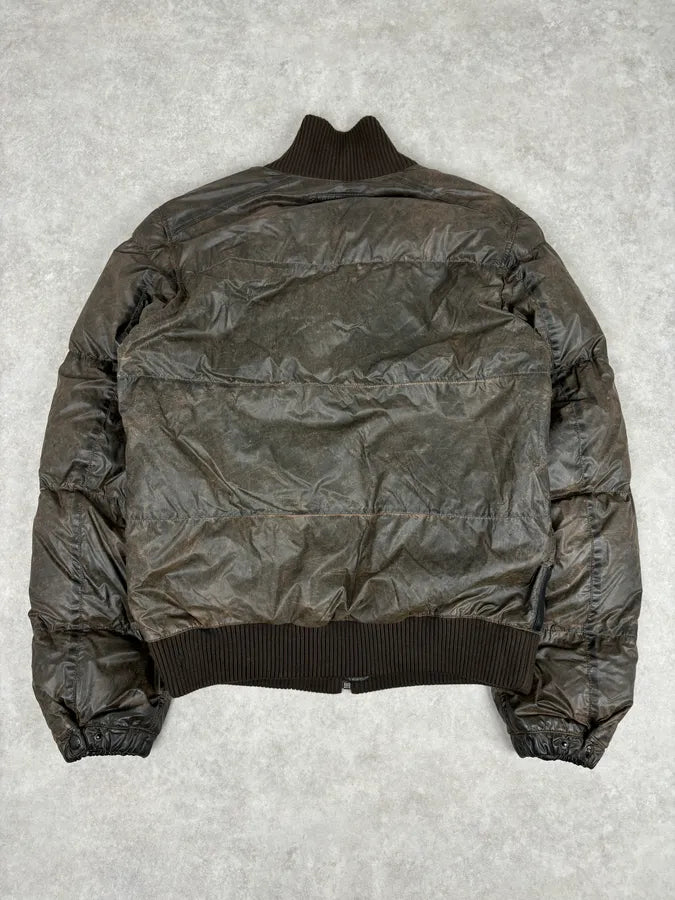 2000s Prada Brown Effect Puffer Jacket jRhiBCP 4