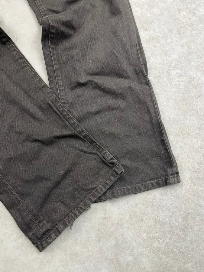 SS2008 Prada Dark Grey Straight Denim Jeans HdqudkA 9