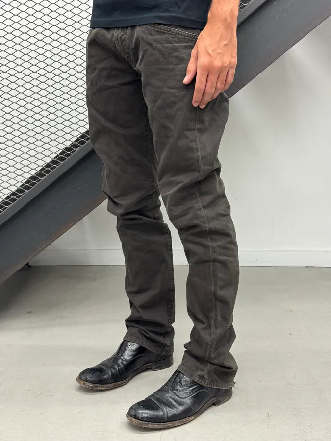 SS2008 Prada Dark Grey Straight Denim Jeans HdqudkA 2